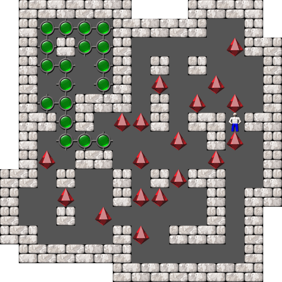 Sokoban Mass Remodel level 733